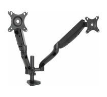 Desk holder for 2 LED/LCD monitors 10-32" L-18GD ART 9KG 2xUSB3.0 | RAMM L-18GD | 5902115409820