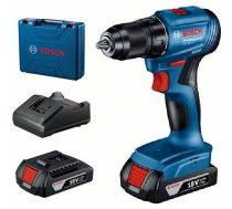 Wiertarko-wkrętarka Bosch GSR 185-Li 18 V 2 x akumulator 2 Ah (06019K3000) | 06019K3000 | 4059952560120