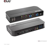 VIDEO SWITCH KVM HDMI 2PORT/CSV-1382 CLUB3D | CSV-1382 | 8719214472245