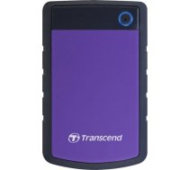 Dysk zewnętrzny HDD Transcend 25H3P 2TB Czarno-fioletowy (TS2TSJ25H3P) | TS2TSJ25H3P | 760557827009