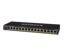 NETGEAR GS316P Unmanaged Gigabit Ethernet (10/100/1000) Power over Ethernet (PoE) Black | GS316P-100EUS | 606449146882 | SWTNGENIE0012