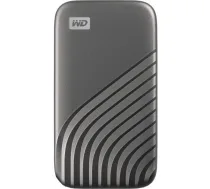External SSD|WESTERN DIGITAL|My Passport|1TB|USB-C|Write speed 1000 MBytes/sec|Read speed 1050 MBytes/sec|WDBAGF0010BGY-WESN | WDBAGF0010BGY-WESN | 619659184001
