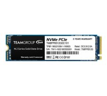 Dysk SSD TeamGroup MP33 512GB M.2 2280 PCI-E x4 Gen3 NVMe (TM8FP6512G0C101) | TM8FP6512G0C101 | 0765441048089