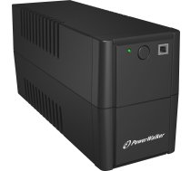 PowerWalker VI 650 SH FR uninterruptible power supply (UPS) Line-Interactive 0.65 kVA 360 W 2 AC outlet(s) | VI650SE | 4260074975093
