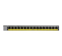NETGEAR GS116PP Unmanaged Gigabit Ethernet (10/100/1000) Power over Ethernet (PoE) Black | GS116PP-100EUS | 606449133332 | SWTNGENIE0016