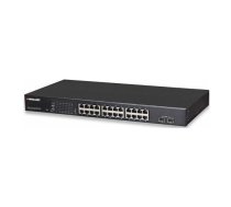 Switch Intellinet Network Solutions GIGABIT 24x 10/100/1000 RJ45 POE+ 2x SFP MANAGED (560559) | 560559 | 0766623560559