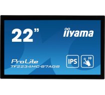 22" iiyama TF2234MC-B7AGB: IPS, FullHD, capacitive, 10P, 350cd/m2, VGA, HDMI, DP, IP65, černý | TF2234MC-B7AGB | 4948570118373