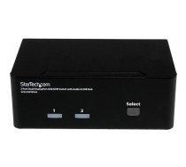 Przełącznik StarTech 2 Port Dual DisplayPort USB | SV231DPDDUA | 065030839266