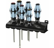 Wera Wera 3334/3350/3355/6 Rack - Screwdriver set, stainless steel | 05032063001 | 4013288111739