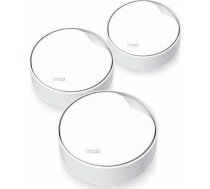 TP-LINK „AX3000 Whole Home Mesh Wi-Fi 6 systém s PoE“Rýchlosť: 574 Mbps pri 2,4 GHz + 2402 Mbps pri 5 GHzŠpecifikácia: 4× interné | DECO X50-POE(3-PACK) | 4897098687918