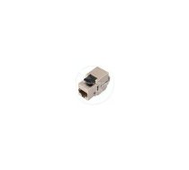 Solarix Keystone CAT6 STP RJ45 czarny samogwintująca (SXKJ-6-STP-BK-SA) | SXKJ6STPBKSA | 8595684703276