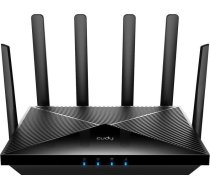 Cudy P5 wireless router Gigabit Ethernet Dual-band (2.4 GHz / 5 GHz) 5G Black | P5_EU | 6971690792282 | KILCUDR4G0005