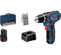 Wiertarko-wkrętarka Bosch GSR 12V-15 12 V 2 x akumulator 2 Ah | 060186810H | 4059952563879
