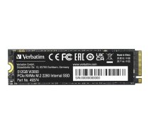 Dysk SSD Verbatim Vi3000 512GB M.2 2280 PCI-E x4 Gen3 NVMe (49374) | 49374 | 023942493747