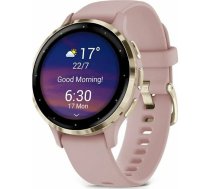Garmin Venu 3S 3.05 cm (1.2") AMOLED 41 mm Digital 390 x 390 pixels Touchscreen Gold, Rose Wi-Fi GPS (satellite) | 010-02785-03 | 753759314804