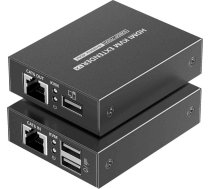 Kabel PremiumCord HDMI KVM extender 4K i FULL HD 1080p na 70m z przesyłem USB | khext70-8 | 8592220023386
