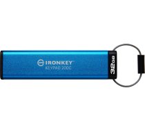 Pendrive Kingston IronKey Keypad 200, 32 GB (IKKP200C/32GB) | IKKP200C/32GB | 0740617336634