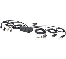 Adapter USB StarTech KVM StarTech 2-Port DP Switch 4K USB + Audio | C2-DD46-UA2-CBL-KVM | 0065030899215
