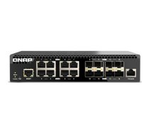 Riadený prepínač QNAP QSW-M3216R-8S8T (8x 10GbE porty + 8x 10G SFP+ porty, polovičná šírka) | QSW-M3216R-8S8T | 4711103084311