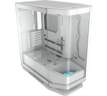 Komputer Cougar COUGAR | FV270 White | PC Case | Mid tower / Tempered, Curved Glass Perimeter / Quick Detachable Air Filters / Up to 9 Fans (1x120mm RGB Preinstalled) / White | CGR-58M6W | 4710483777219