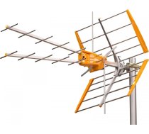 Antena RTV Televes Antena Televes V+ MIX DVB-T2 U/V ref.149011 ze wzmacniaczem | 149011 | 8424450253052