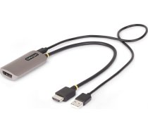 Adapter AV StarTech StarTech 148B-HDMI-DP-8K adapter kablowy 0,3 m HDMI Typu A (Standard) DisplayPort Czarny, Srebrny | 148B-HDMI-DP-8K | 0065030900867