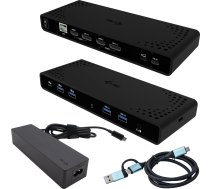 Universal Docking Station Dual 4K Display Power Delivery 85W + i-tec USB-C Charger 100W | CADUA4KDOCKPDB100 | 8595611707179 | NB-DOK-ITE-138