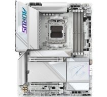 GIGABYTE X870E AORUS PRO ICE Motherboard - Supports AMD Ryzen 9000 CPUs, 16+2+2 Phases Digital VRM, up to 8000MHz DDR5 (OC), 3xPCIe 5.0 + 1xPCIe 4.0, Wi-Fi 7, 2.5GbE LAN, USB 4 | X870E AORUS PRO ICE | 4719331864798