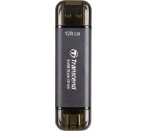 Dysk zewnętrzny SSD Transcend ESD310S 128GB Czarny (TS128GESD310C) | TS128GESD310C | 760557869108