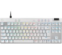 Logitech G PRO X TKL Rapid keyboard Gaming USB QWERTY US International White | 920-013242 | 5099206126473