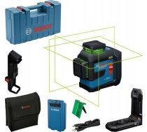 Bosch BOSCH.PLANE LASER GLL 80-33 G GREEN USB-C 1x BA 3.7 V 3.0 Ah XL + HANDLE LB 10 + CLAMP DK 20 CASE | 0601065501 | 4053423303278