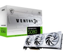 MSI VENTUS GEFORCE RTX 5080 16G 3X OC WHITE graphics card NVIDIA 16 GB GDDR7 | RTX 5080 16G VENTUS 3X OC WHITE | 4711377292542