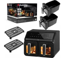 Double fat-free fryer, 2200 W, capacity 8 l, LED display | FR210 dualcrisp | 5908277389147 | AGDELDFRY0006