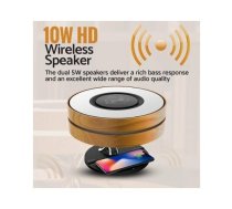Głośnik Promate Mirth 3in1 / Night Lamp / Bluetooth speaker 10W / Qi Wireless charging / LED Clock | 6959144058375 | 6959144058375