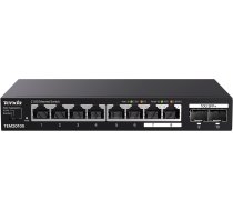 Tenda TEM2010X - Multi-gigabit switch, 8x 2.5G RJ45 + 2x 10G SFP+ port, MAC 16K, ochrana 6kV | TEM2010X | 6932849436518
