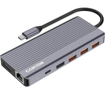Canyon CANYON hub DS-16 13in1 4k USB-C Grey | CNS-TDS16 | 5291485015831