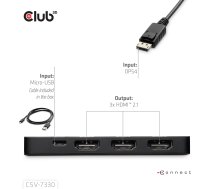 Club 3D CLUB3D CSV-7330 huby i koncentratory DisplayPort | CSV-7330 | 8719214473471