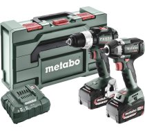 Zestaw elektronarzędzi Metabo METABO.ZESTAW COMBO 18V 2.9.3 (BS 18 LT BL + SSW 18 LT 300 BL) 2x5,2Ah METABOX | 685203000 | 4061792210660