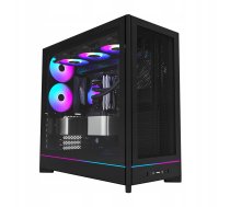 Montech HS01 PRO PC-Gehäuse, Midi-Tower, ATX, aRGB, Tempered Glass - schwarz | HS01 PRO (B) | 4710562747621