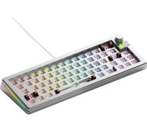 Klawiatura Glorious Glorious GMMK 3 Pro 65 % Custom Gaming-Tastatur - Barebone, ANSI-Layout, silber | GLO-KB-GMMK3-PRO-65-BB-W-SIL-US | 840408300421