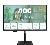 LCD Monitor|AOC|27 "|2560 x 1440 pixels|Wide Quad HD|Native aspect ratio 16:9|Flat|Q27P4U | Q27P4U | 4038986182881