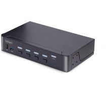 StarTech.com 4-Port DisplayPort 1.4 KVM Switch, 8K 60Hz / 4K 144Hz, 2x USB 3.0 Ports, 4x USB 2.0 Ports, Hotkey Switching, TAA Compliant (D86A2-4-PORT-8K-KVM) - KVM-/Audio-/USB-Switch - 4 x KVM/Audio/USB - 1 lokaler Benutzer - Desktop - TAA-konform | D86A2-4-PORT-8K-KVM | 065030893206