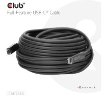 CABLE USB-C 15M/M/M CAC-2580 CLUB3D | CAC-2580 | 8719214473662