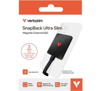 Dysk zewnętrzny SSD Verbatim Dysk zewnętrzny SnapBack Ultra Slim SSD 2TB czarny 32337 | 32337 | 023942323372