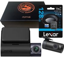 70Mai Dash Cam A410 + kamera tylna RC21 + karta Lexar 128GB | 5904463686878 | 5904463686878 | KMW-VR-70MI-076