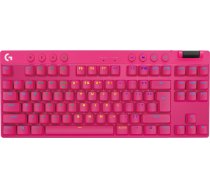Logitech G PRO X TKL keyboard Gaming RF Wireless + Bluetooth QWERTY US International Magenta | 920-012159 | 5099206113534 | PERLOGKLA0175
