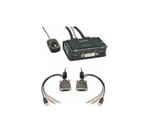 Przełącznik Lindy DVI KVM Switch 2 Port Compact USB 2 Audio USB 2 Audio/Mikr. - 42341 | 42341 | 4002888423410