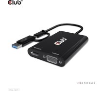 I/O ADAPTER USB-C TO HDMI/VGA/CSV-1611 CLUB3D | CSV-1611 | 8719214472467