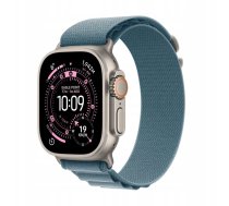Watch Ultra 3 GPS + Cellular 49mm Natural Titanium Case with Light Blue Alpine Loop - Large | MEWP4QP/A | 0195950609226