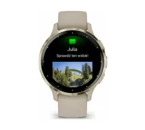 Garmin Venu 3S 3.05 cm (1.2") AMOLED 41 mm Digital 390 x 390 pixels Touchscreen Gold, Grey Wi-Fi GPS (satellite) | 010-02785-02 | 753759314798